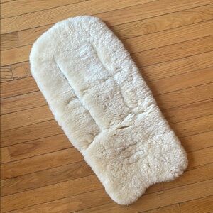 SOLD Luxurious Beige Sheepskin Bath Mat